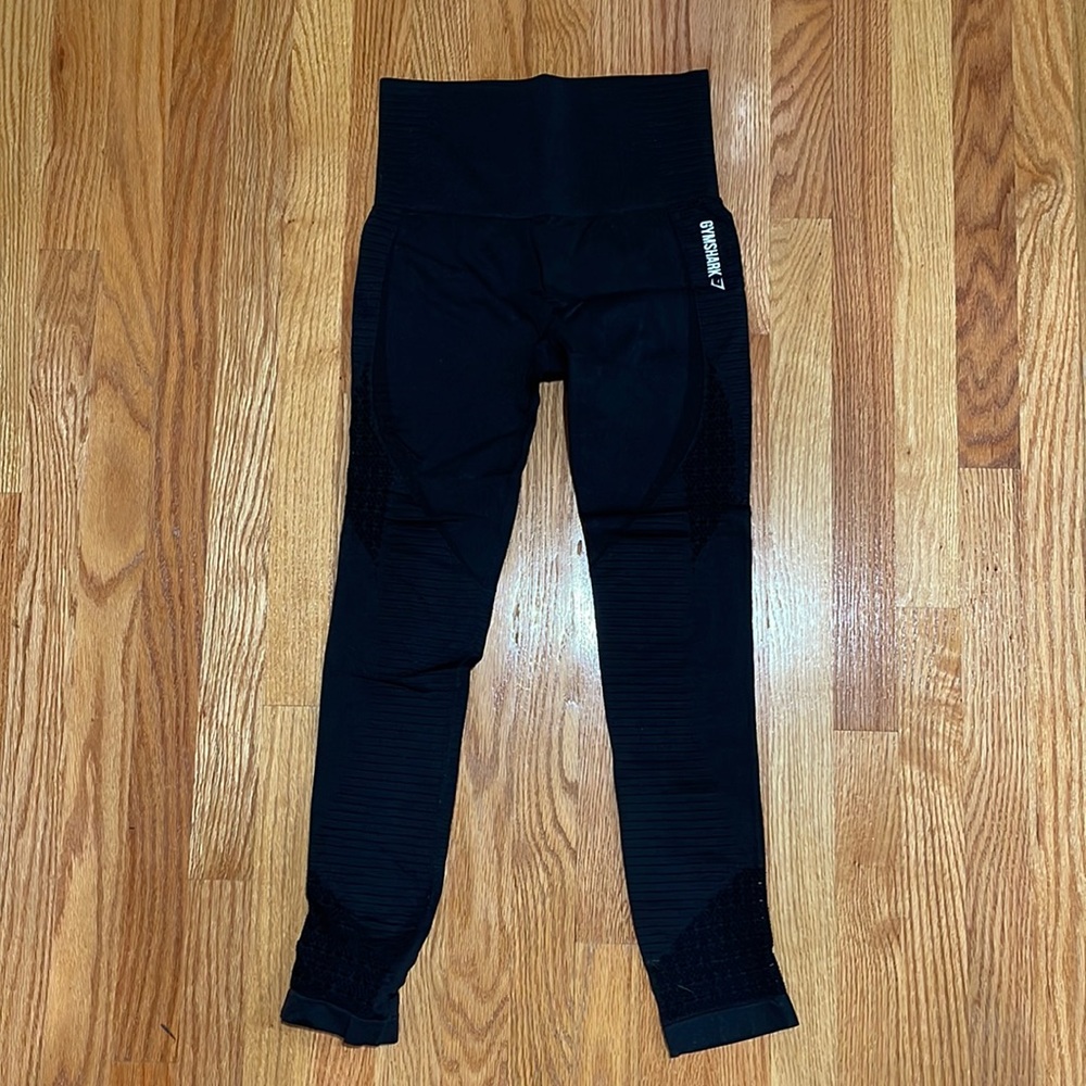 Black Gymshark leggings. Size medium